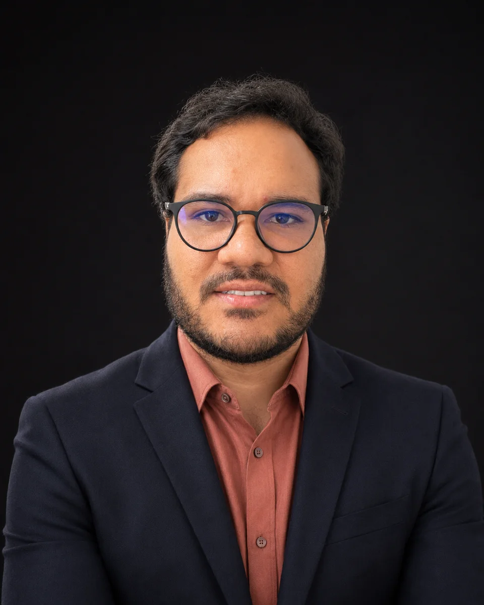 Retrato de Luiz Otávio, cofundador da Impulso X